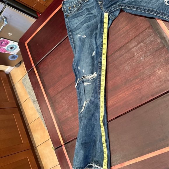 Women's True Religion Joey Dark Hollow 1st Edition Twisted Inseam Jeans, Sz 30 - Picture 3 of 14